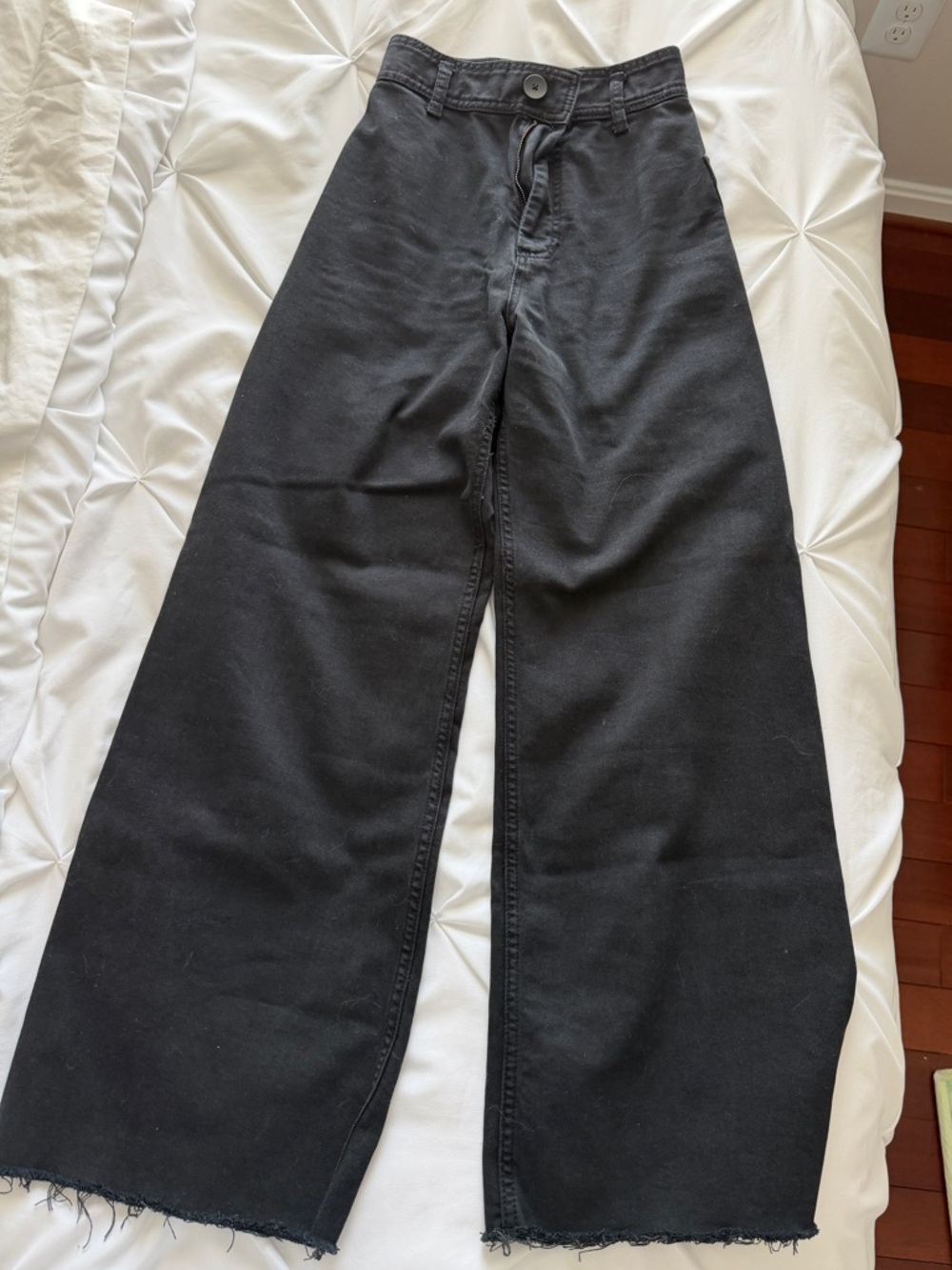 Zara marine wide leg jeans